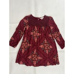 Matilda Jane Just Imagine Emmaline Floral Print Swing Dress Girls Size 8 Boho